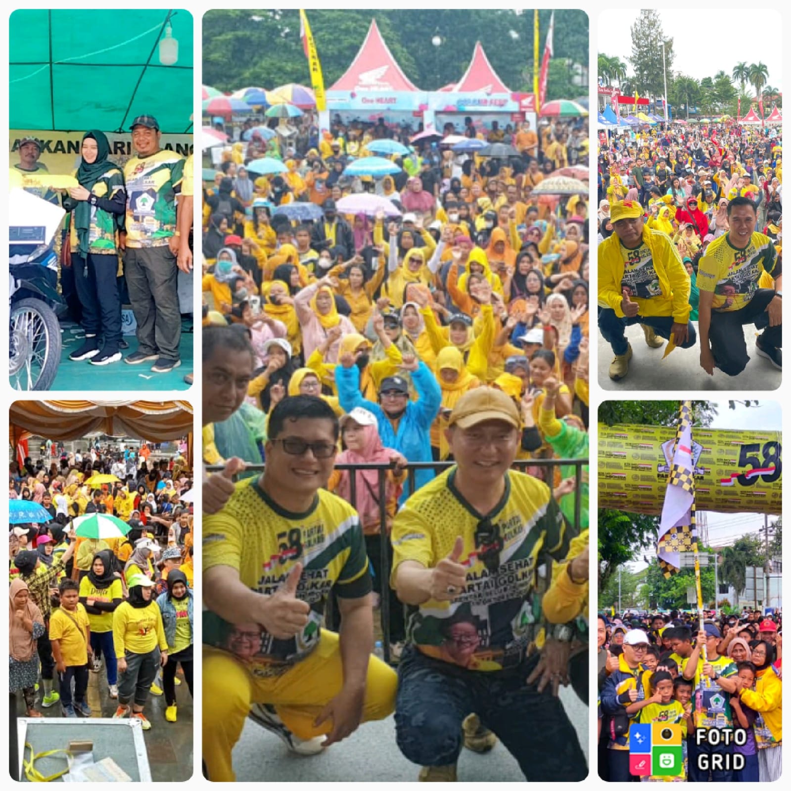 Jalan Sehat Partai Golkar Pecahkan Rekor Muri, Golkar Babel Ikut ...